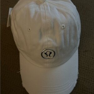 Lululemon Athletica White Cap with Logo